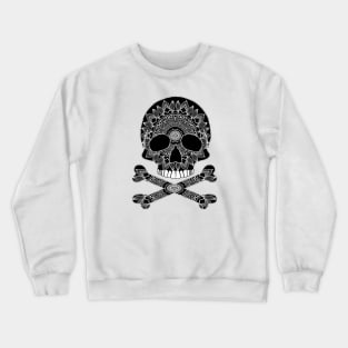 Lace Skull and Lacey Crossbones Crewneck Sweatshirt